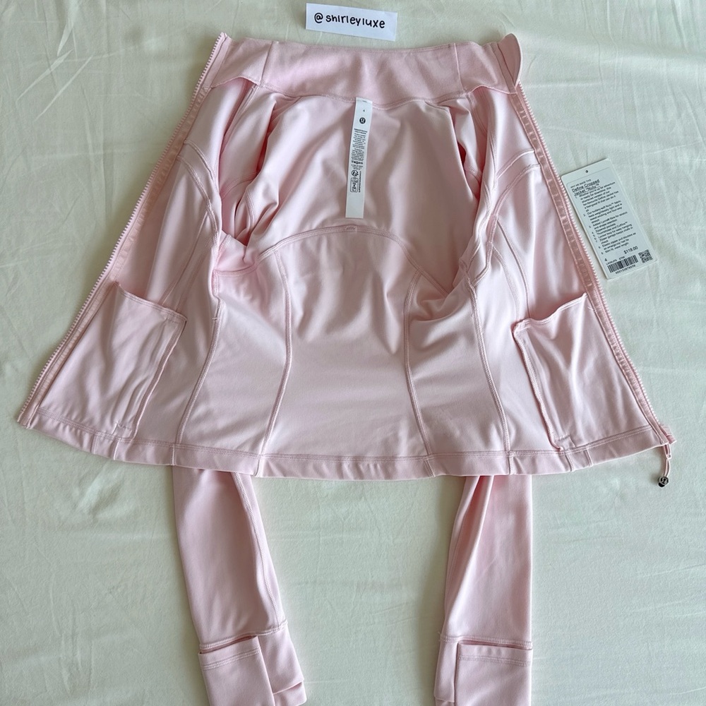 🚫 Sold - Lululemon Define Cropped Jacket *Nulu Strawberry Milkshake Size 4 - Picture 5 of 17
